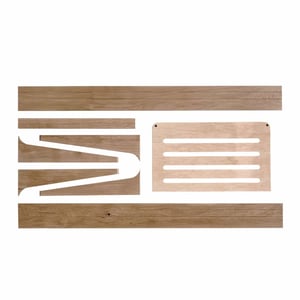 We Are Bitte Umbauset zum Juniorbett für Babybett Nature 2.0