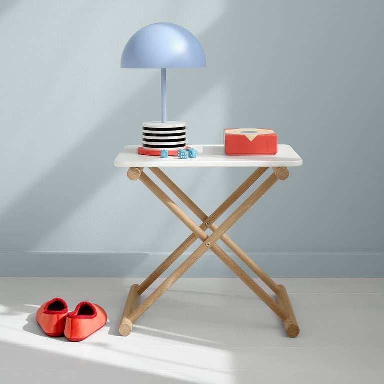 Oliver Furniture Camp Nachttisch, hoch, Eiche/Weiss