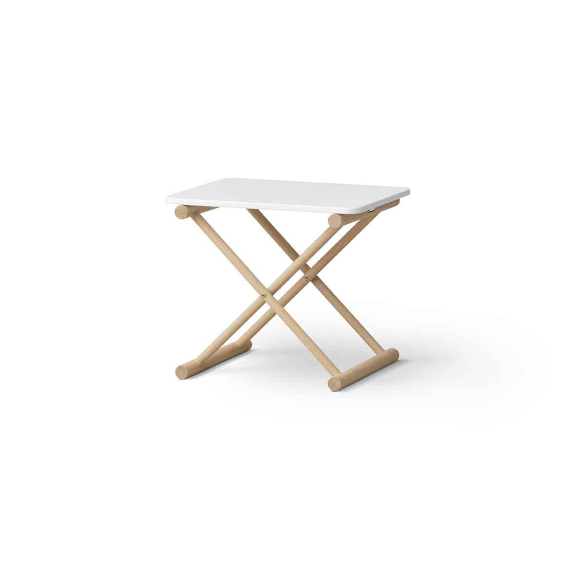 Oliver Furniture Camp Nachttisch, niedrig, Eiche/ Weiss