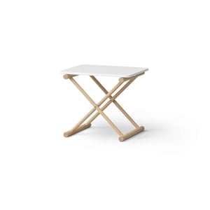 Oliver Furniture Camp Nachttisch, niedrig, Eiche/ Weiss