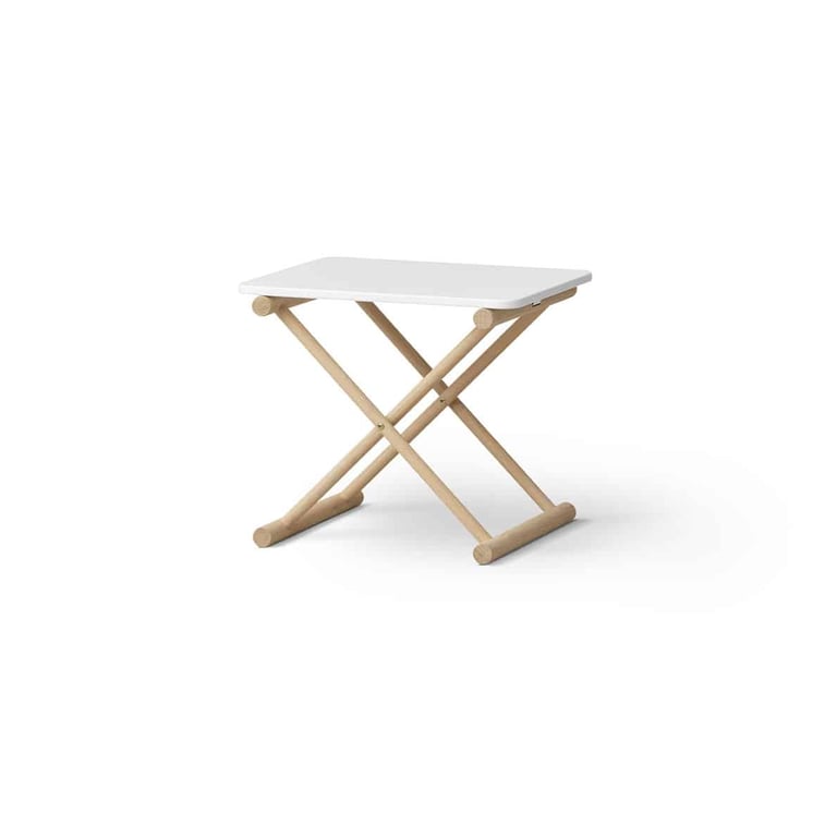 Oliver Furniture Camp Nachttisch, niedrig, Eiche/ Weiss