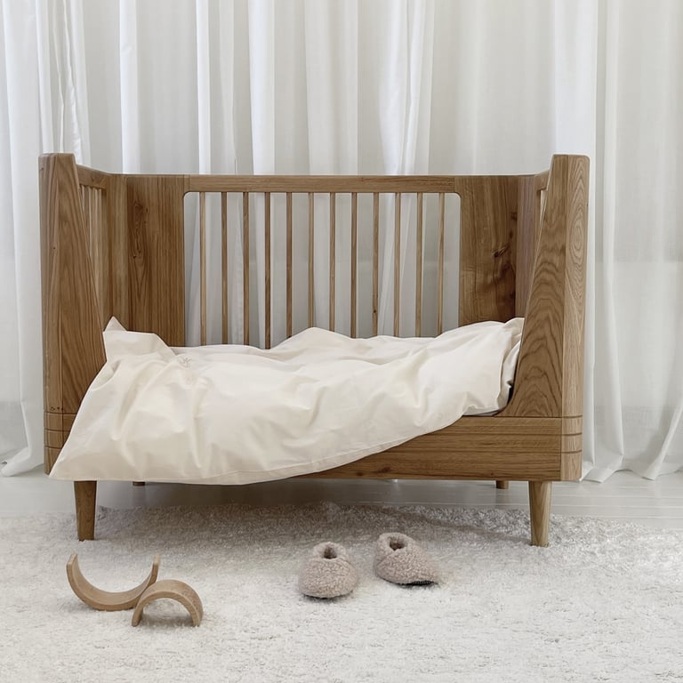 We Are Bitte Babybett Nature Eiche 2.0