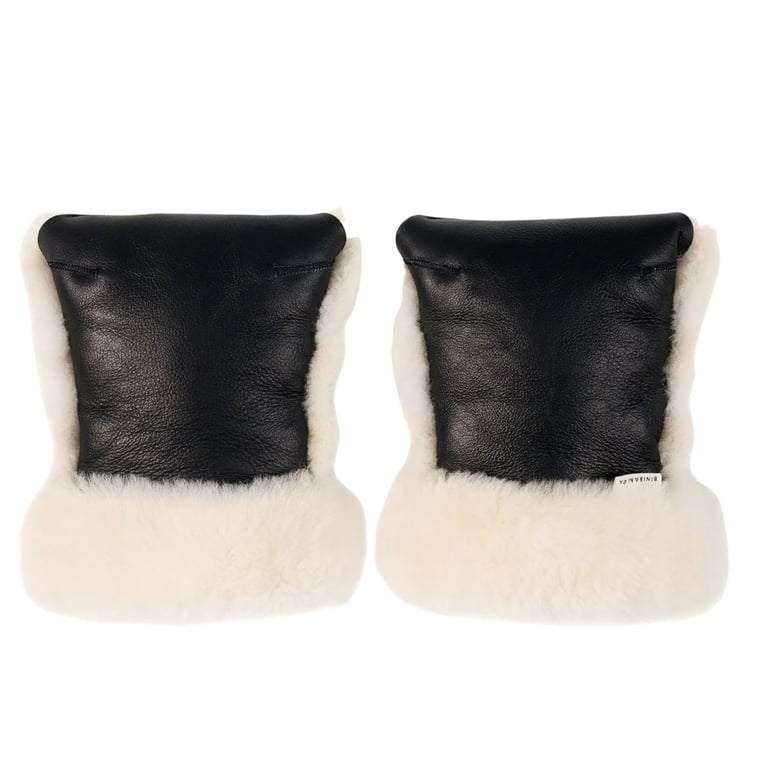 Binibamba Buggy Handwärmer Noir + Milk