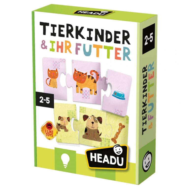 Headu Lernspiel Tierkinder & ihr Futter