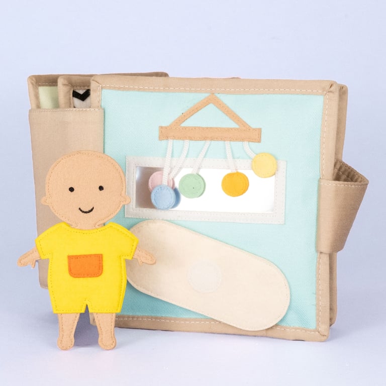 Jolly Designs Mini Quiet Book Montessori Baby