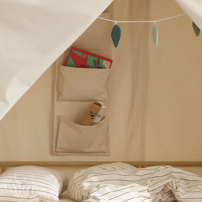 Dear April Canvas Hängeorganizer, 3 Taschen, Pure Nature