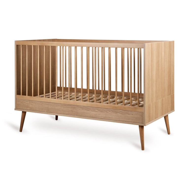 Quax Babybett Flow, Honey Ash 140 x 70 cm