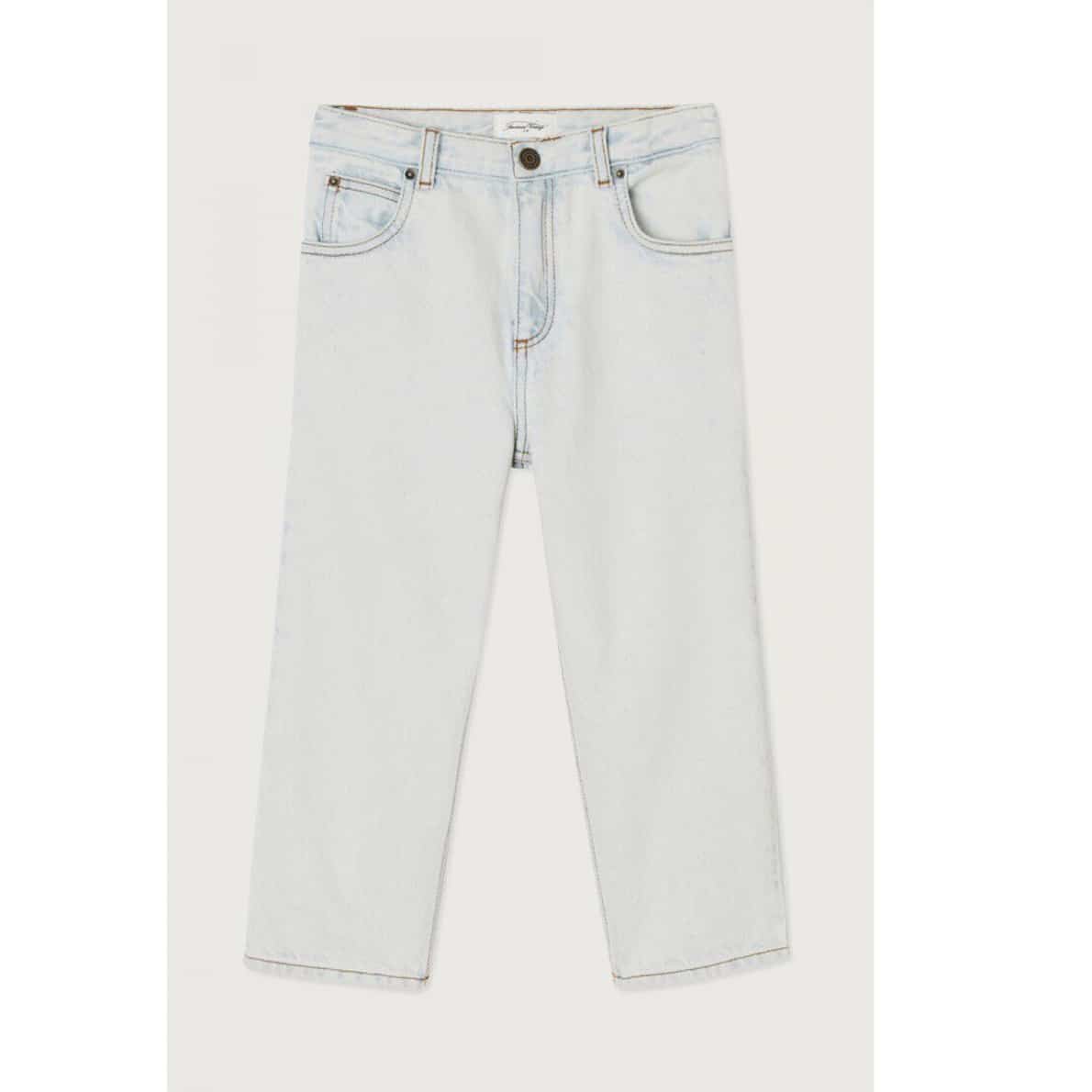 American Vintage Jeans Jean droit enfant Joybird, winter bleached