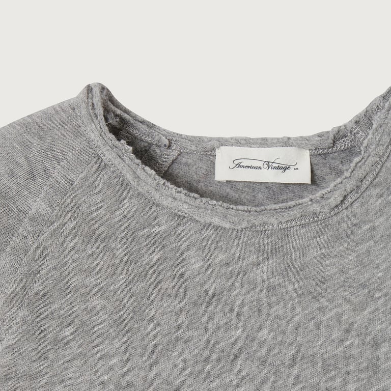 American Vintage Langarm-Shirt Sonoma, Gris Chine 1