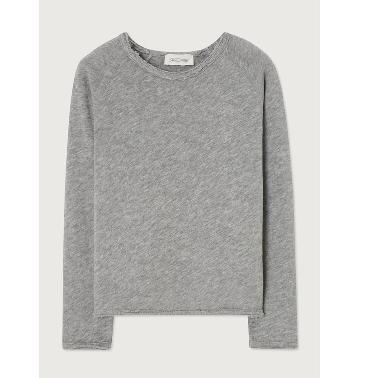 American Vintage Langarm-Shirt Sonoma, Gris Chine