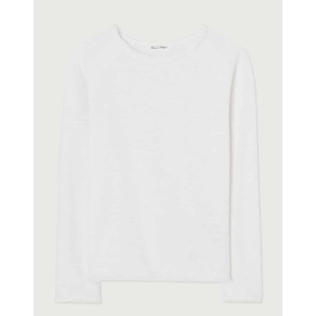American Vintage Langarm-Shirt Sonoma, weiß