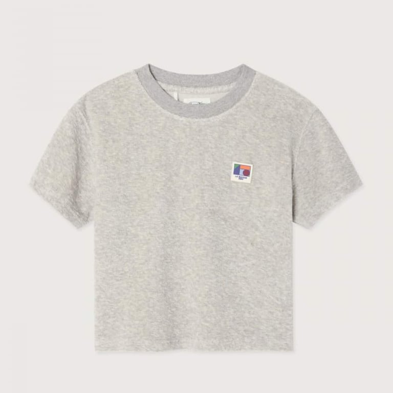 American Vintage T-SHIRT Dytown, gris chine