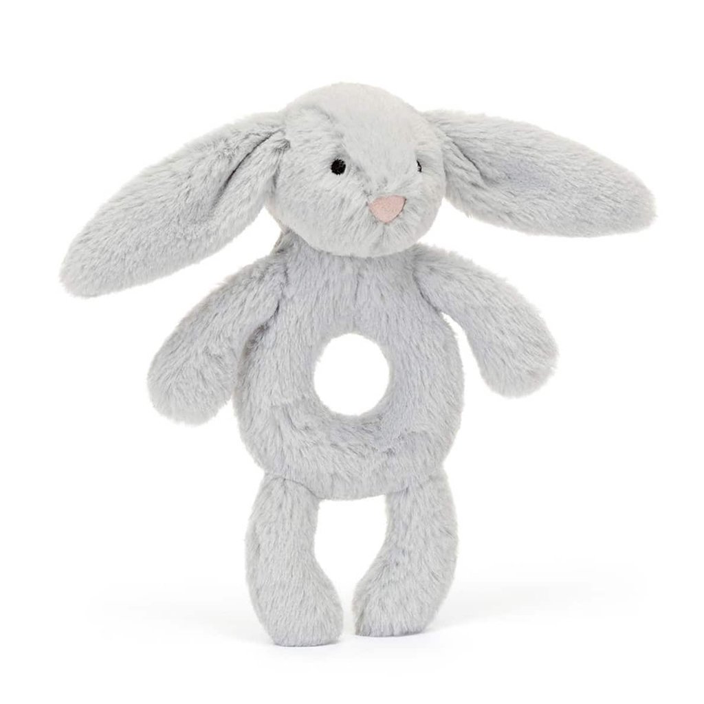 Jellycat Ringrassel Bashful Silver Bunny