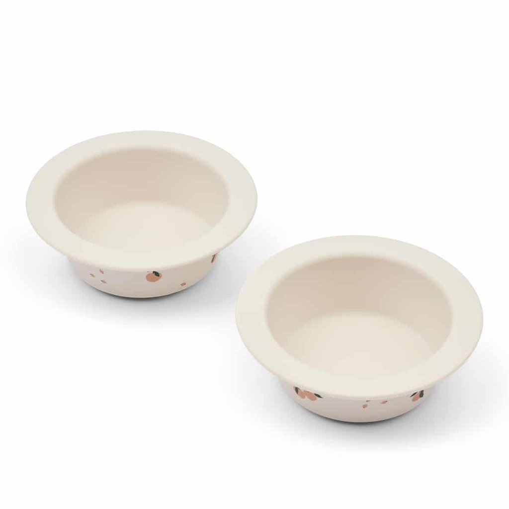 Liewood Suction Bowl Peony, 2er Pack, Peach/ Sea shell