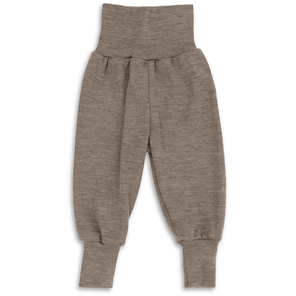 Engel Baby-Hose lang mit Nabelbund GOTS, walnuss