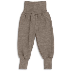 Engel Baby-Hose lang mit Nabelbund GOTS, walnuss