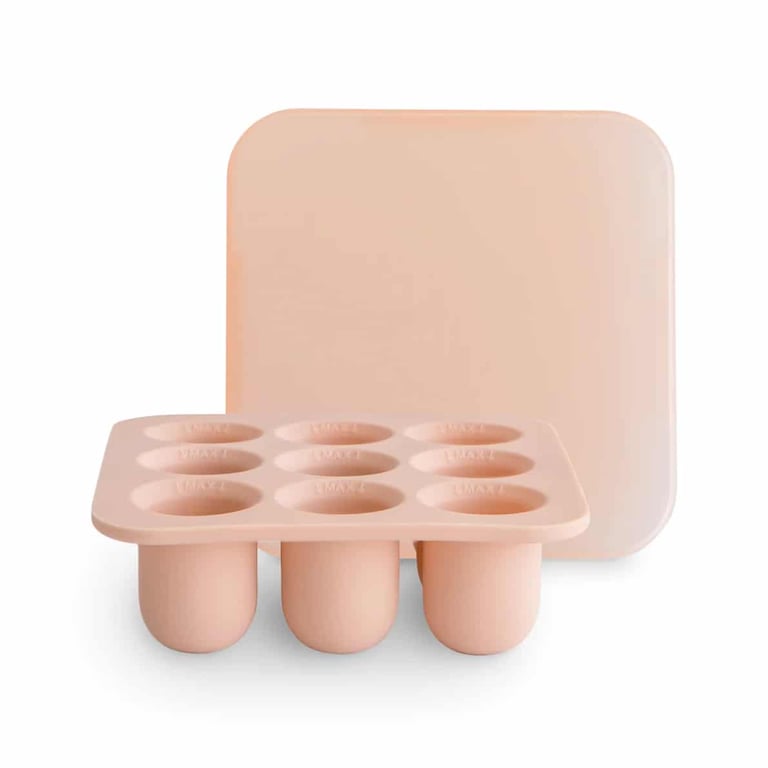 Mushie Fresh Food Feeder Freezer Tray Blush
