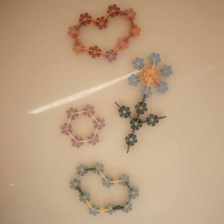 Mushie Hex Connect Building Toy Set 1