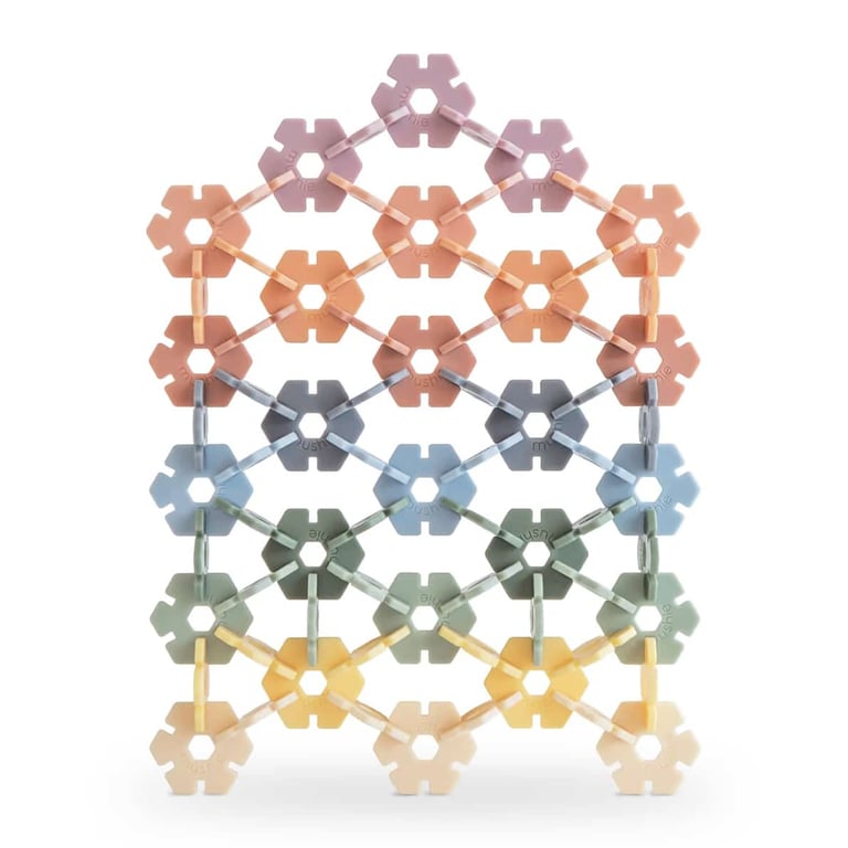 Mushie Hex Connect Building Toy Set