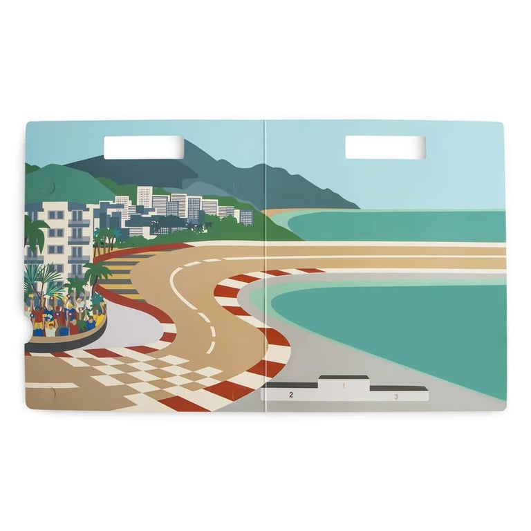 Mushie Wiederverwendbares Race Cars Sticker Set 2