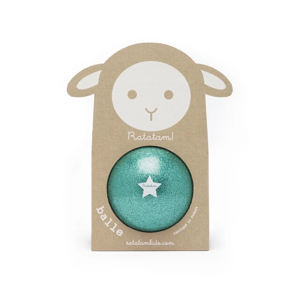 Ratatam Sheep Glitter Ball (10 cm) green 1