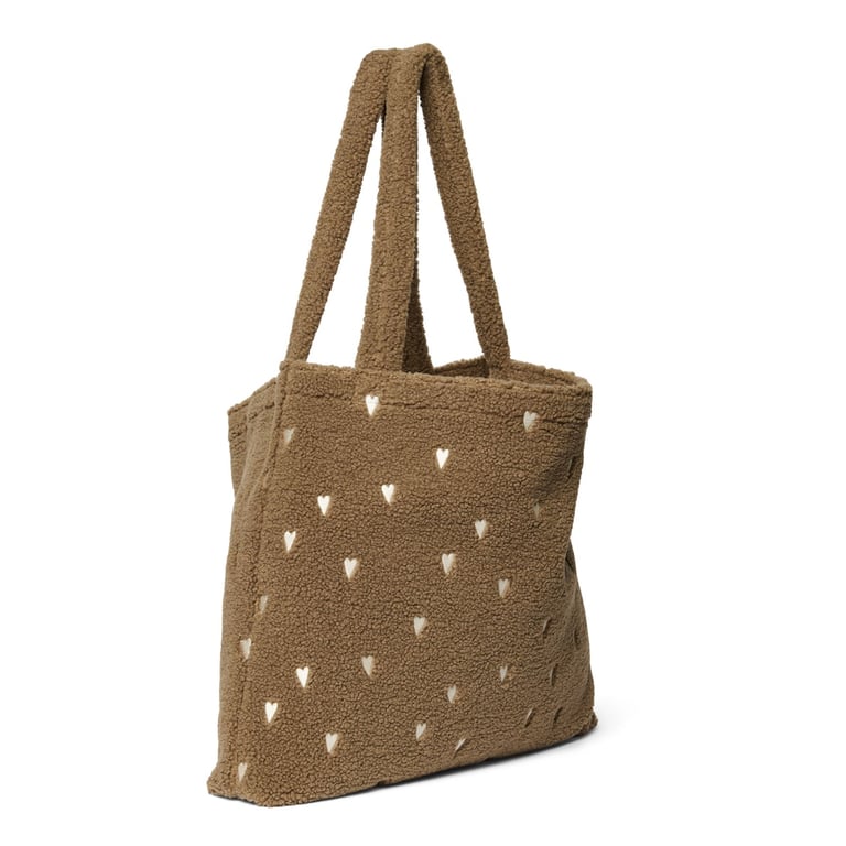 Studio Noos Teddy Hearts Mom-bag, brown 1