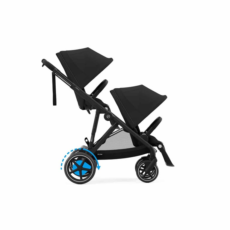 CYBEX e-Gazelle S Sitzeinheit, moon black, black frame