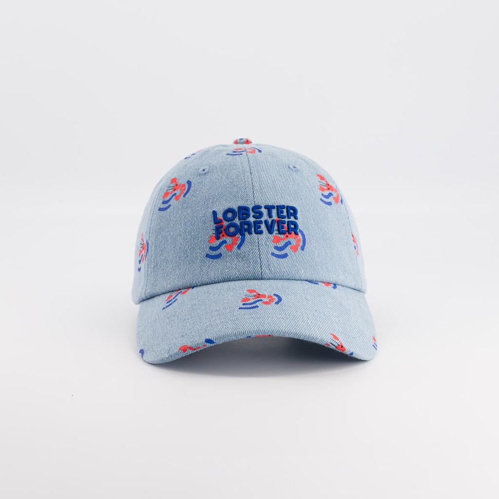 Chamaye Cap Casquette Lobster Forever, Denim