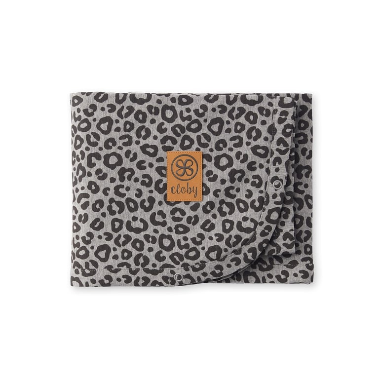 Cloby UV-Decke leopard grey