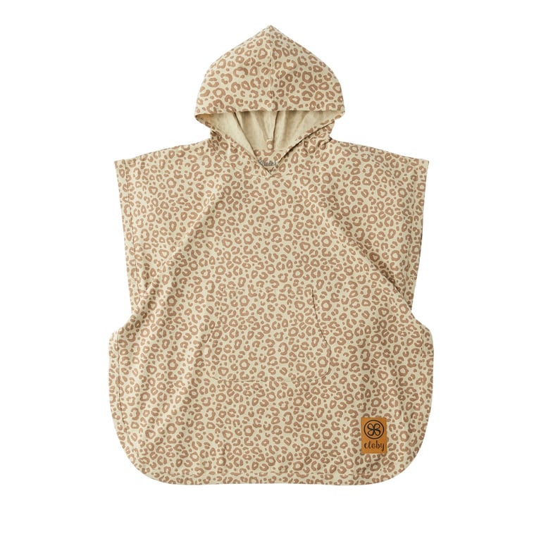 Cloby UV Poncho UPF 50+ Leopard Brown