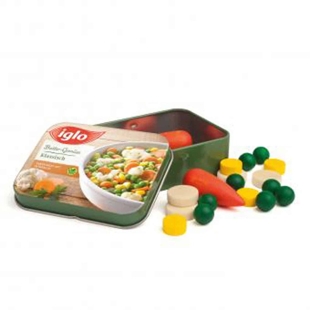 Erzi Holzspielzeug - Gemüse von Iglo in der Dose