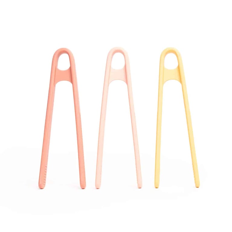 Inspire My Play Tong Set Silikon coral/yellow