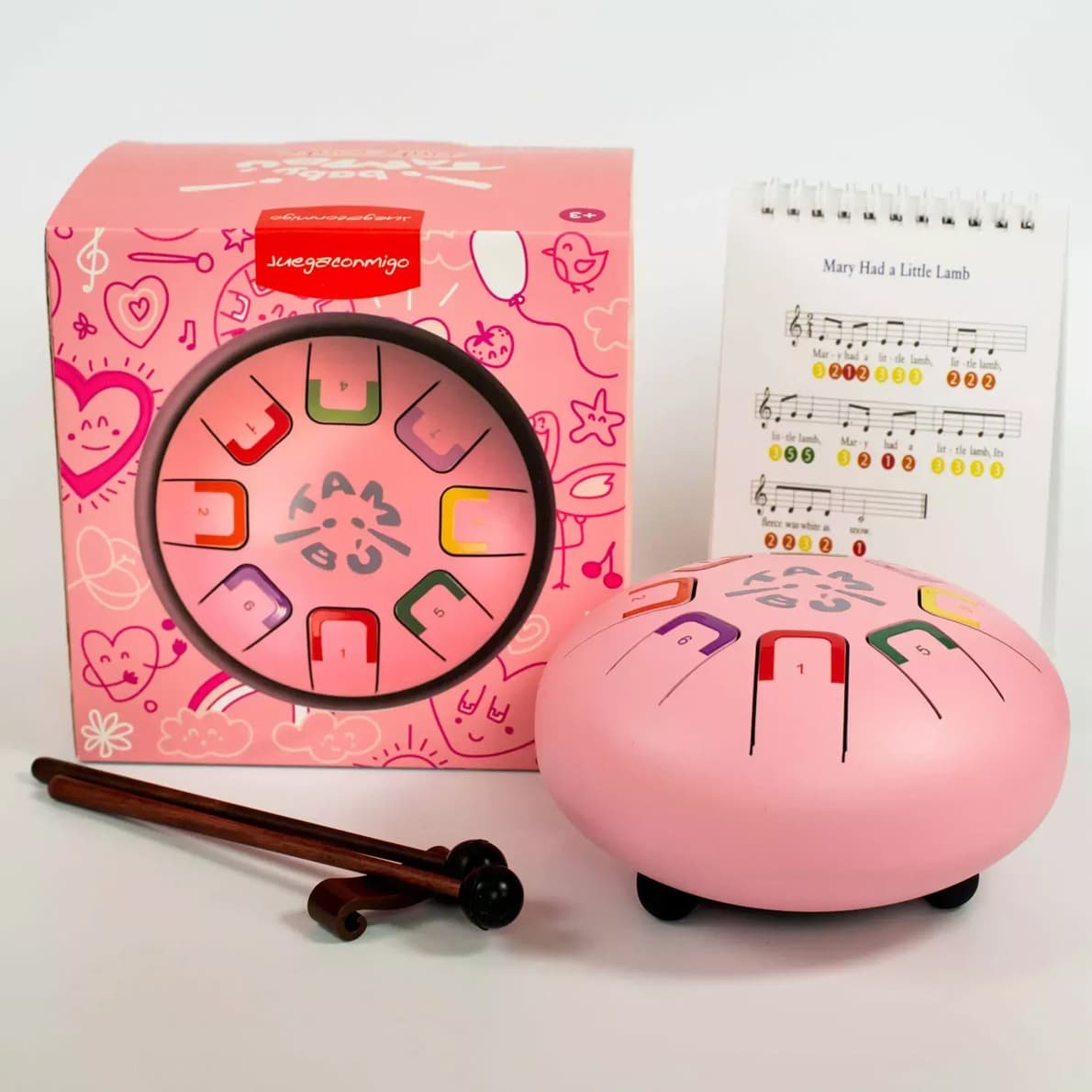 JH-products Musikinstrument Baby Tambu pink 1