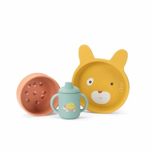 Moulin Roty Kindergeschirr-Set Trois Lapins