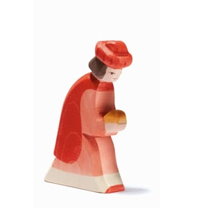 Ostheimer Holzfigur König rot orientalisch