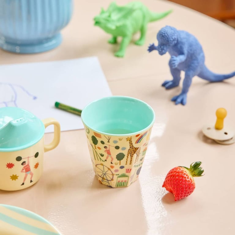 Rice Melamin Becher Medium Fun Fair Print, mint 1