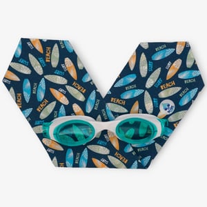 Waterplops Schwimmbrille Plops grün mit Headband Surf