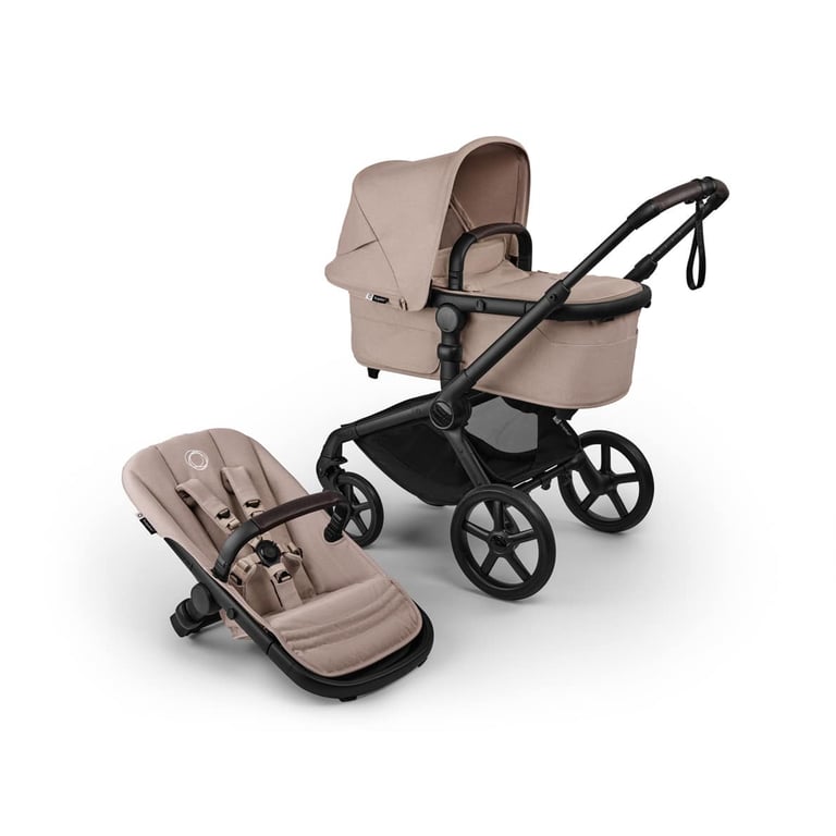 Bugaboo Fox⁵ Renew Kinderwagen Komplett-Set, Black /Desert taupe melange - Desert taupe melange