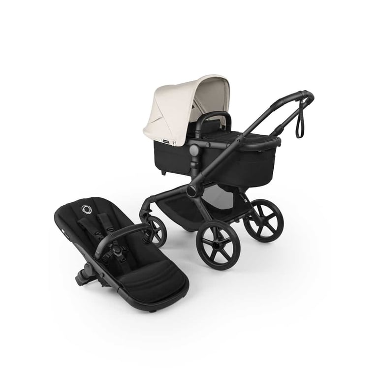 Bugaboo Fox⁵ Renew Kinderwagen Komplett-Set, Black7 Herritage black - Misty white