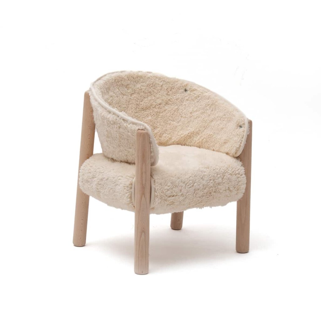 Charlie Crane Stuhl SABA Fur Milk