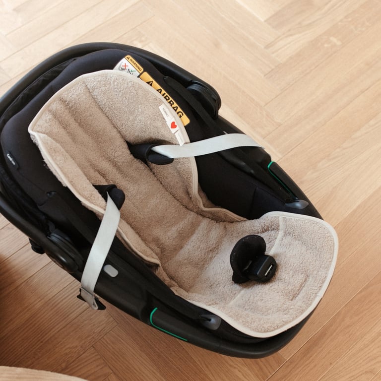 Koeka x Baby Kochs LOVE Sitzauflage für Babyschale Dijon Daily, clay 6