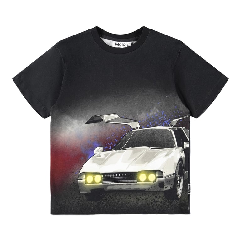 Molo T-Shirt Riley Car White