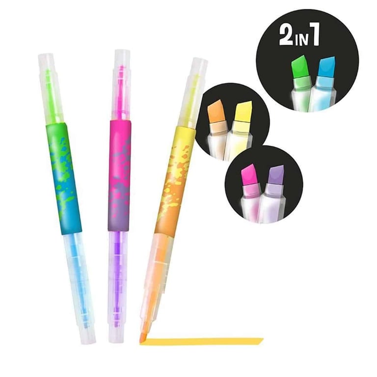 Trendhaus 2 IN 1 Highlighter, 3er-Set 1