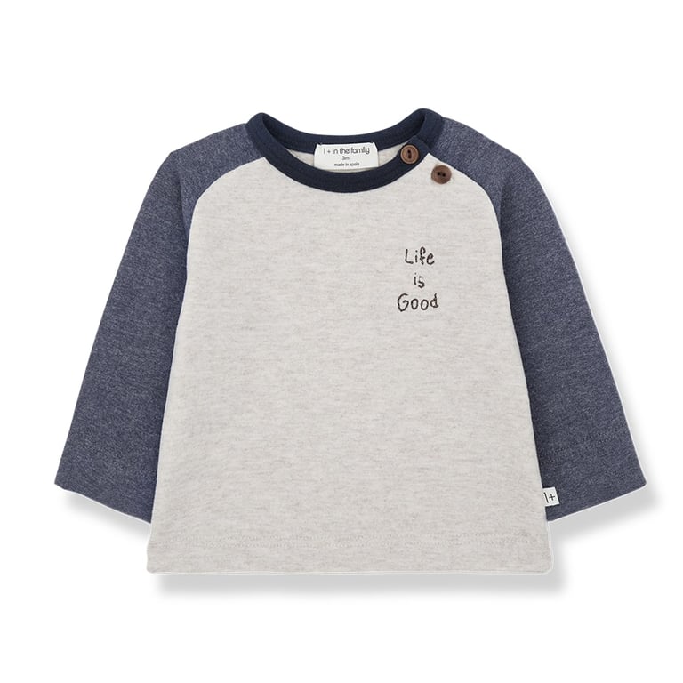 1+ in the family Langarm-Shirt Paul, denim