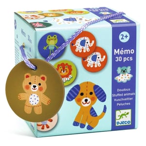 Djeco Lernspiel Memo Kuscheltiere