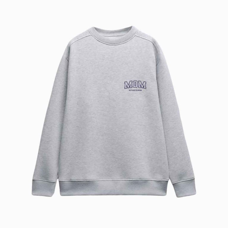 Famvibes Mom Sweater, grau