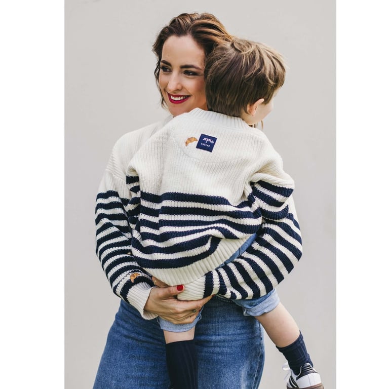 Jessi x Vacvac Stricksweater 2.0 Limited Adult Navy Stripes 1