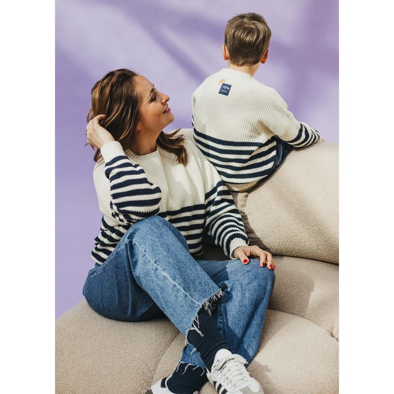 Jessi x Vacvac Stricksweater 2.0 Limited Adult Navy Stripes