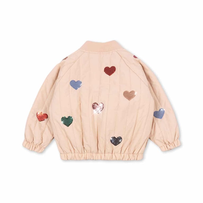 Konges Sløjd Bomber Jacke Juno Sequin, cameo rose 1