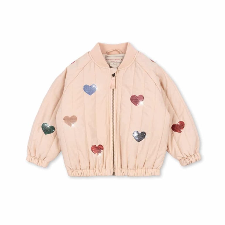 Konges Sløjd Bomber Jacke Juno Sequin, cameo rose